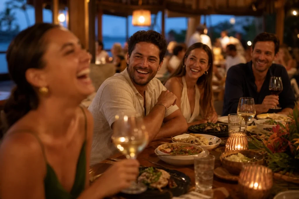 Making friends at all-inclusive resorts