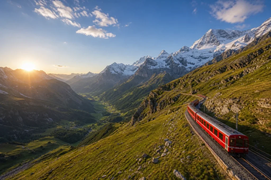 Compare all-inclusive train journeys across Europe.